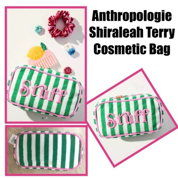 Anthropologie Terry Cosmetic Bag - Picture 2 of 9